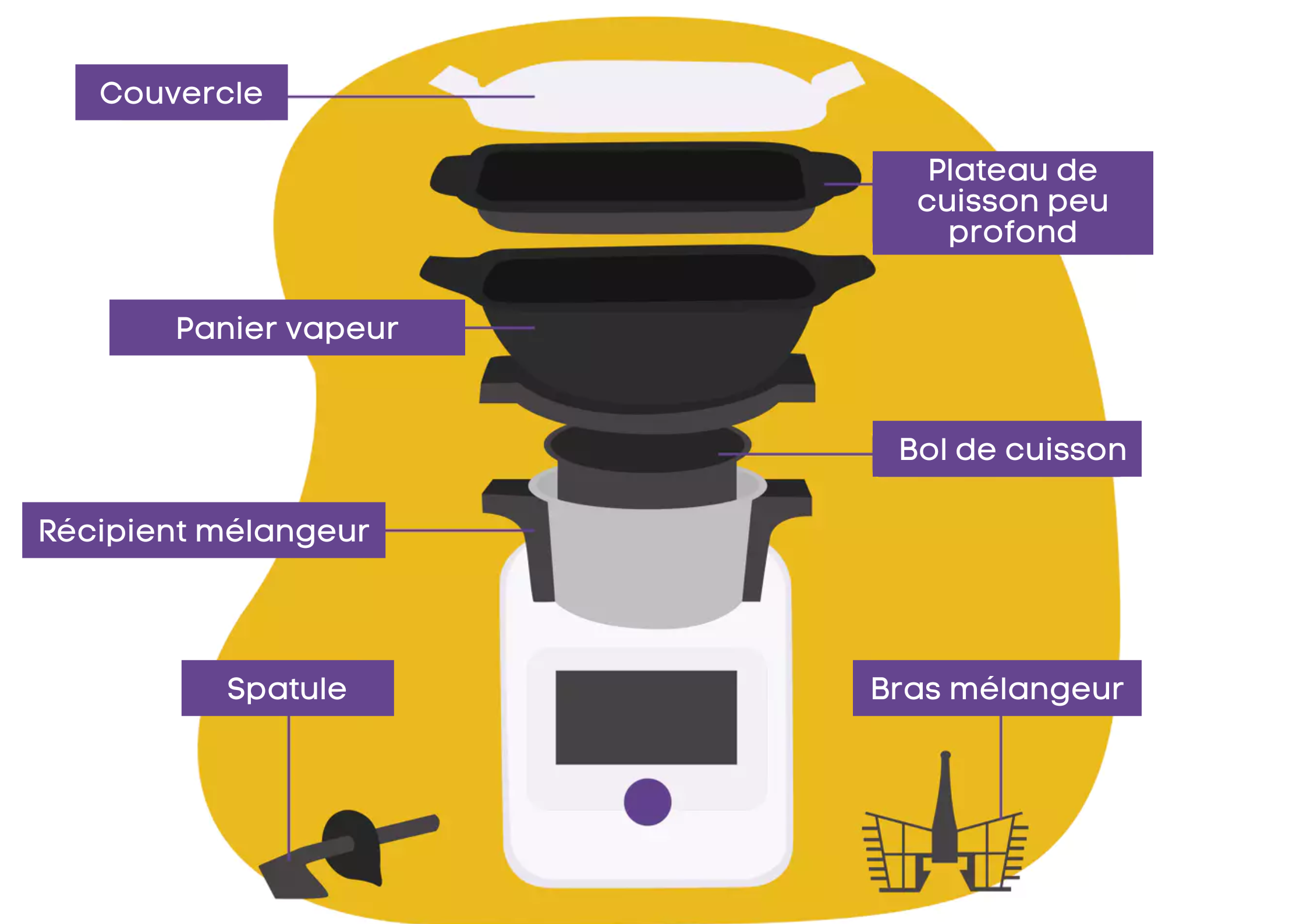 robot cuiseur exemple accessoires